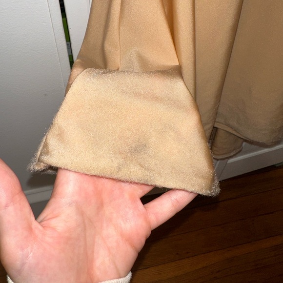 Moda Glam JERSEY SQUARE NECK GOWN- CHAMPAGNE - Picture 3 of 7